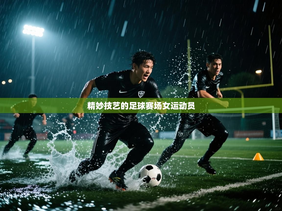 精妙技艺的足球赛场女运动员  第1张