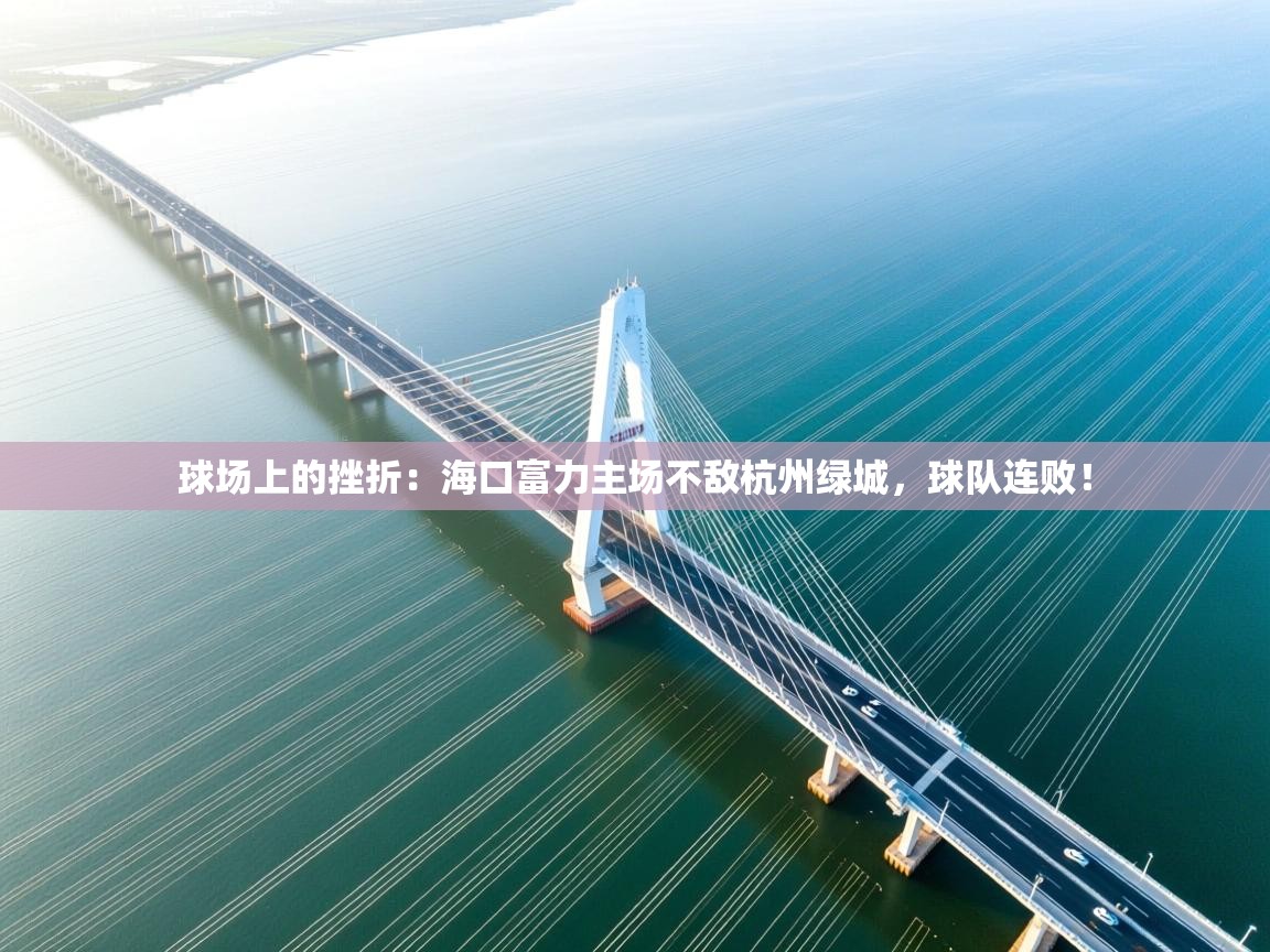 球场上的挫折：海口富力主场不敌杭州绿城，球队连败！  第1张