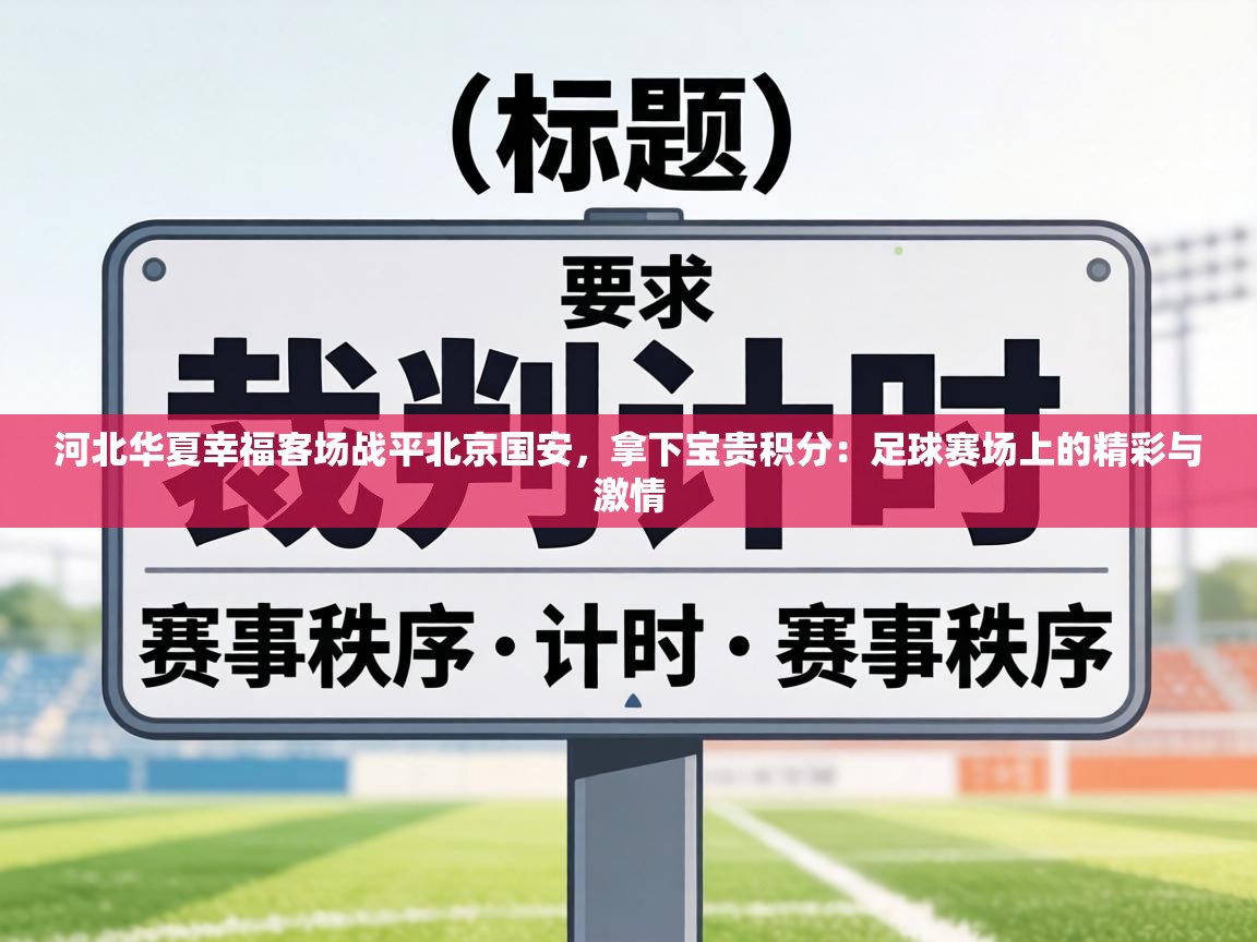 河北华夏幸福客场战平北京国安,拿下宝贵积分:足球赛场上的精彩与激情 第1张